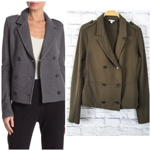 James Perse Jackets & Blazers - James Perse Double Breasted Cotton Blazer